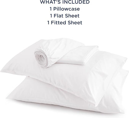 Bedsure Cooling Sheets Twin, Rayon Derived from Bamboo, PureWoven, Breathable & Soft, Deep Pocket Up to 16 Inches, Hotel Luxury Silky Bedding for Hot Sleepers, White