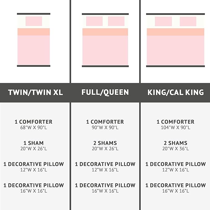 Intelligent Design Raina King/Cal King Comforter Set, Soft Microfiber, Modern Geometric Metallic Bed Set, 5 Pieces College Bedding with 2 Shams, 2 Toss Pillows Blush/Gold
