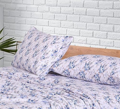 RUVANTI 100% Cotton Twin XL Sheets, Percale Weave Twin XL Set, Maple