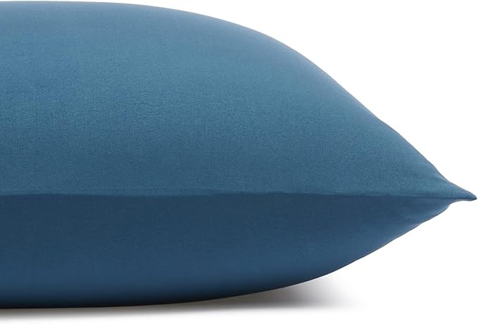Amazon Basics Lightweight Super Soft Microfiber 3 Piece Bed Sheet Set with 14-Inch Deep Pockets, Easy Care, Twin XL, Dark Teal, Solid
