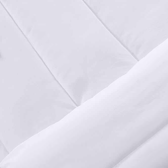 Utopia Bedding White Kids Comforter Set with 2 Pillow Shams, 3 Piece Soft Microfiber Twin Bed Comforter with Pillow Shams, Printed Kids Bedding for Boys and Girls, Lightweight, Breathable,Easy Care