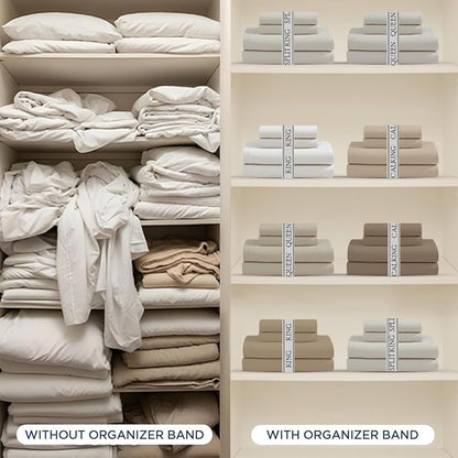 Therapedic 100% Egyptian Cotton Queen 6-Piece Sheet Set – Naturally Cooling & Breathable Sateen, Preshrunk Garment Wash, 16" Deep Pocket Fitted Sheet, Bonus Pillowcases, Soft & Durable - Sage
