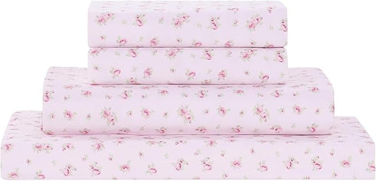 Modern Threads Silky Soft Microfiber and Wrinkle Free Sheets - Luxurious Microfiber Bed Sheets Includes Flat Sheet, Fitted Sheet with Deep Pockets, & Pillowcases Blush, California King