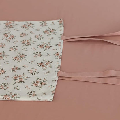 VM VOUGEMARKET Floral Comforter Set Twin,Pink Flower Bedding Set Nature Botanical Style,1 Soft Comforter and 2 Pillow Shams for Girls Women(3pcs,Twin XL)