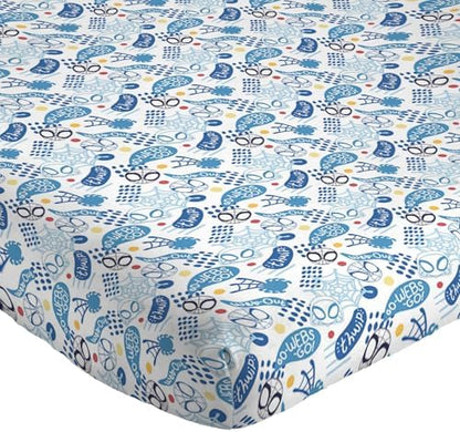 Jay Franco Kids Sheet Set with Fitted, Flat Sheets & Pillow Cover - Ultra-Soft Bedding with Pillowcase for Room Decor, Multi - Spidey & Friends, 3 Piece Toddler