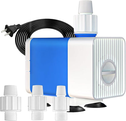 SongLong Submersible Pump 530GPH 6.5ft. High Lift for Fountains | Ultra Quiet, with Over Heating Protection, for Hydroponics,fish tank, Aquariums & More