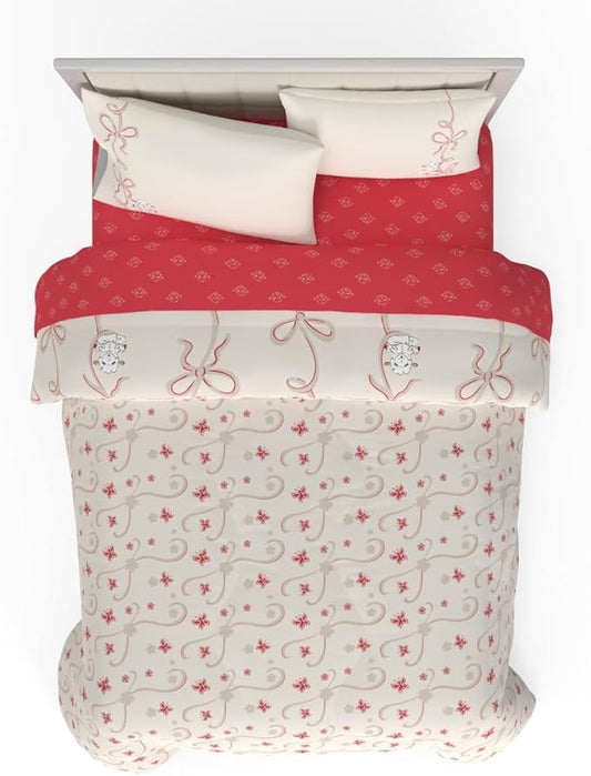 Lamb Chop Bedding Set, Full Size 7-Piece Super Soft Fluffy Reversible Comforter & Sheet Set with Sham, (100% Officially Licensed Product) by Franco Collectibles