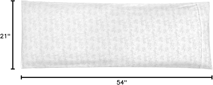 Elegant Comfort Ultra Soft 1-Piece Set Sea Waves Print Pillowcases - 1500 Premium Hotel Quality Microfiber, Soft and Smooth Hidden Zipper Closure 1-Piece Pillow Covers - Body Pillowcase, Wave Beige