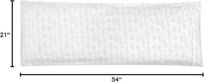 Elegant Comfort Ultra Soft 1-Piece Set Sea Waves Print Pillowcases - 1500 Premium Hotel Quality Microfiber, Soft and Smooth Hidden Zipper Closure 1-Piece Pillow Covers - Body Pillowcase, Wave Beige