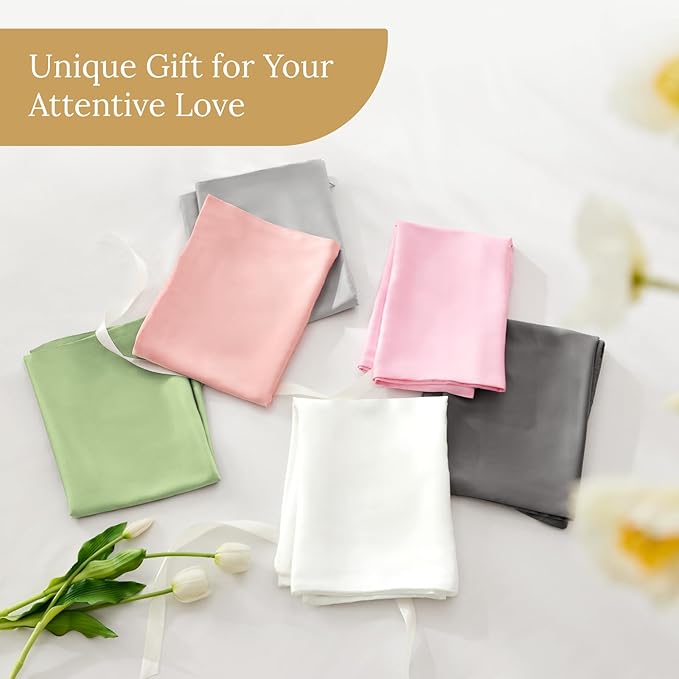 INFIIXSO Mulberry Silk Pillow Case King Size, Silk Pillowcase with Hidden Zipper 20"x36", Extraordinary Smooth and Soft Pillow Cases for Hair and Skin(Cedar Green, 1 Pack)