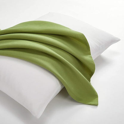 Evolive Ultra Soft Brushed Microfiber Standard Size 20"x30" Pillowcases Pair Set of 2 with Envelope Closure (20"x30" Standard, Sage)