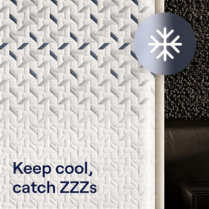 Nectar Ultra 15“ Twin XL Mattress - Medium Firm - Cooling Fibers & Temperature Regulating Material - Back Pain Relief - Zoned Ergonomic Support Layer - 365-Night Mattress Trial