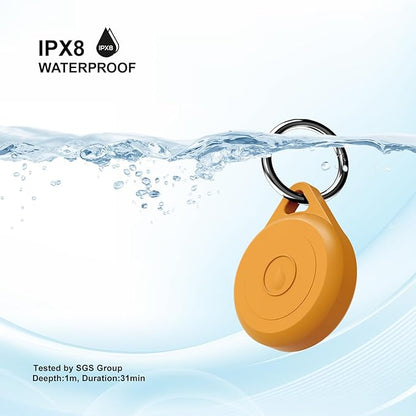 for Air tag Keychain Holder Case for Apple Air tag 1st & 2nd Generation, 2 Pack of IPX8 Waterproof, Fully Shockproof, Anti Scratch for Air tag Holder Case for Key, Kid, Bag, Luggage, Pets Collar