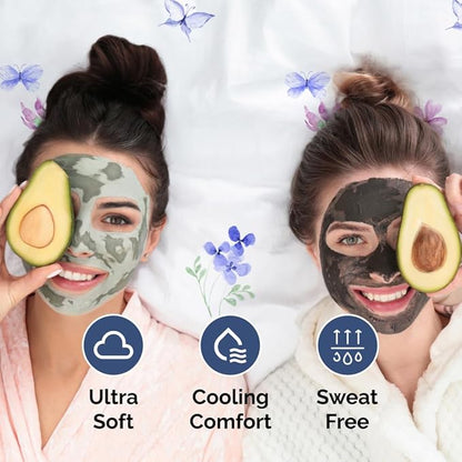 Floral Sheets - Butterfly Floral Bed Sheet Set - 1 Flat, 2 Fitted & 2 Pillowcases w/ Deep Pockets - Wrinkle & Fade Free - Boho Botanical Bedding - Soft, Breathable and Cooling - Split King Size Set