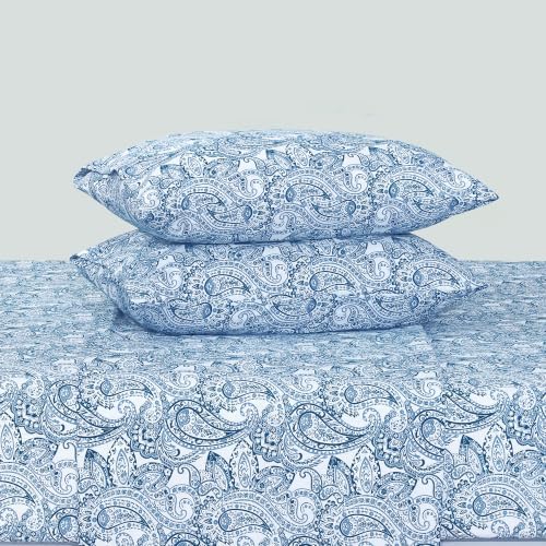 Feather & Stitch 100% Cotton Sateen 500 TC King Size Bed Sheet Set