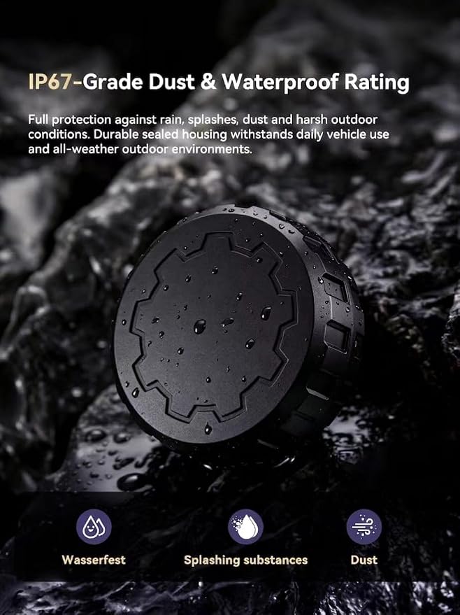 GPS Tracker for Vehicles No Monthly Fee | Mini Hidden Magnetic Car Tracker, iOS Find My (iOS Only), Real-Time GPS, for Cars, Vehicles & Pets
