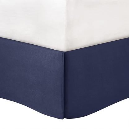 Intelligent Design Robbie 7-Piece Twin XL Comforter Set – Lightweight All-Season Plaid Bedding, Navy/Tan, Cozy Bed-in-a-Bag with Matching Shams & Decorative Pillow, Modern Casual Style
