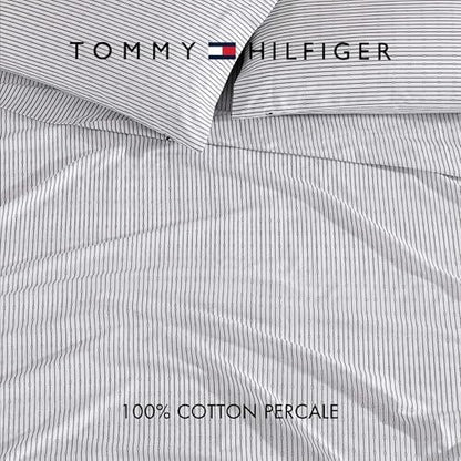 Tommy Hilfiger - Full Size Sheet Set with Fitted Sheet & Pillowcases