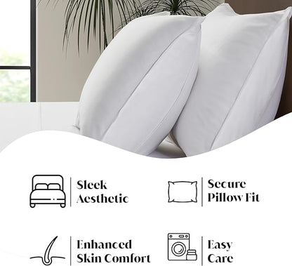 |Twin XL Size Sheet Set | Organically Grown | Ultra Soft & Cooling |100% Viscose | 17" Deep Pocket [White]