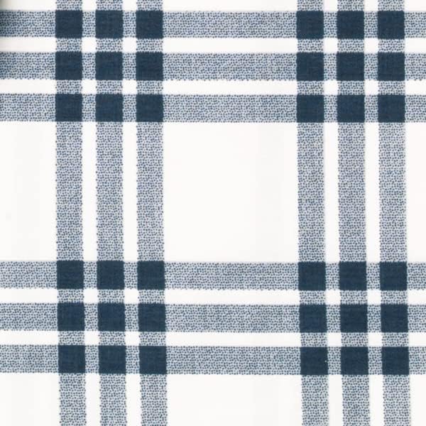 Eddie Bauer - Full Sheets, Cotton Percale Bedding Set, Crisp & Cool Home Decor, Dorm Room Essentials (Navy Plaid, Full)