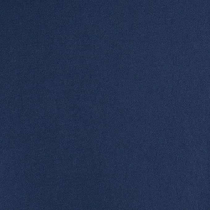 Amazon Basics Lightweight Pleated Bed Skirt, Fade Resistant, Wrinkle Resistant, Machine Washable, Queen, Navy Blue