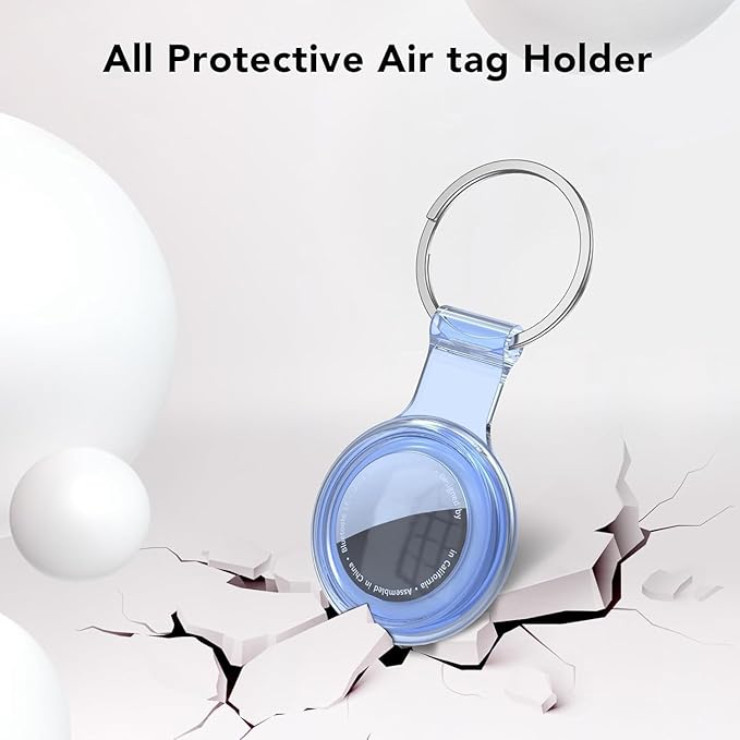 Compatible for AirTag Holder Keychain for Apple Air Tag 1st&2nd Generation | Airtag Key Chain Ring Case Cover for Air Tag Holder GPS Tracker Item Air Tags Finders Air Tagholder for Kids,Bags,Luggages