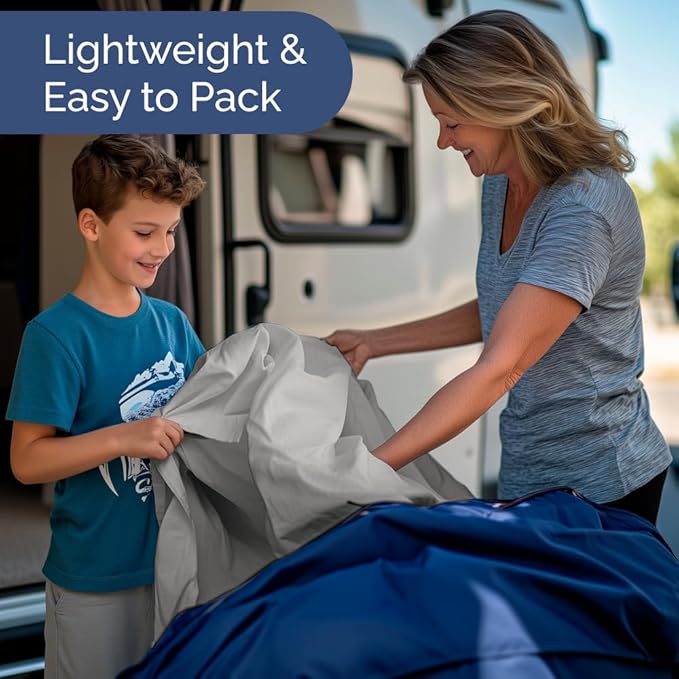 Short Queen Size 4 Piece Sheet Set - RV Short Queen, Soft, Breathable & Cooling Bed Sheets Set w/ Deep Pockets - Hotel Luxury Bedding for Women, Men, Kids, Teens, Boys & Girls - Oeko-Tex - French Grey