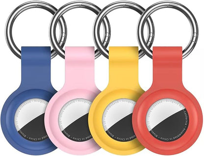 Compatible for AirTag Holder Keychain for Apple Air Tag 1st&2nd Generation | Airtag Key Chain Ring Case Cover for Air Tag Holder GPS Tracker Item Air Tags Finders Air Tagholder for Kids,Bags,Luggages