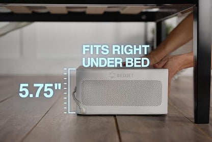 BedJet 3 Climate Comfort for Beds, Cooling Fan + Heating Air Bundle with Cloud Sheet (King Size Sheet)