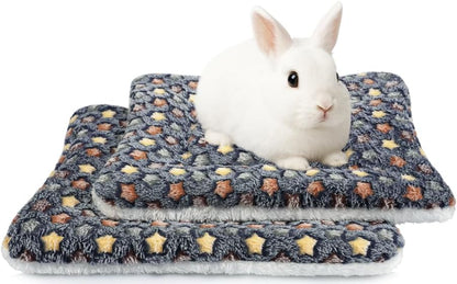 2 Pack Bunny Rabbit Bed - 13 x 15 Inch Upgraded-Thickness Pee Pads Bedding