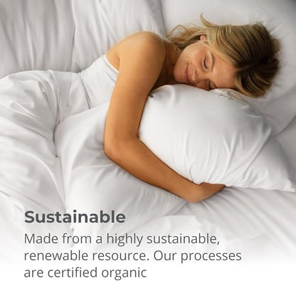 Cariloha Aloha Soft 4-Piece Sheet Set | White | Full | Made from 100% Viscose derived from Bamboo | Introductory Sheet Line