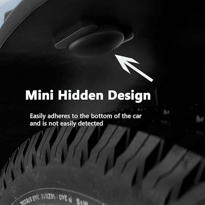 GPS Tracker for Vehicles, 2 PCS Real-Time Undetectable GPS Tracker for Car - No Monthly Fee & SIM Card for Hidden Magnetic GPS Locator for iOS Only, Ultra-Slim, Waterproof, Safe & Durable