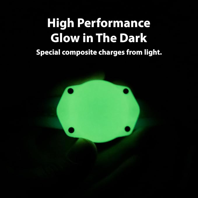 AirTag Dog Collar Holder - Waterproof - Elevation Lab (2 Pack) | Secure, Durable, Fits Any Collar Width, Doesn't Dangle, Comfortable, Glow in The Dark
