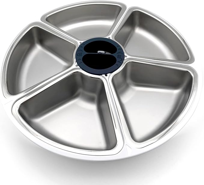 Stainless Steel Bowl Inserts for C500 Five-meal Automatic Pet Feeders (Pack of 5)