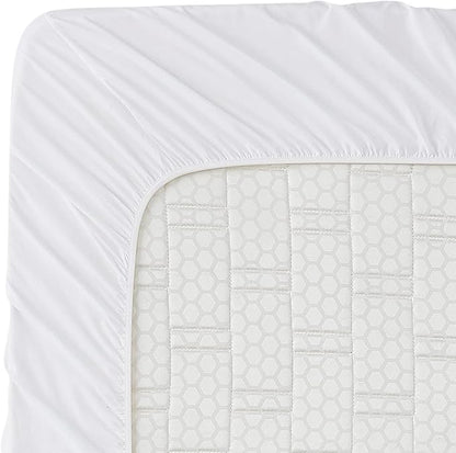 Clara Clark Bed Sheets, Premier 1800 Series 4 Piece Bed Sheet Set, Deep Pocket, Wrinkle, Fade, Stain Resistant, Luxury Soft Bedding Sheets & Pillowcases, California King, White