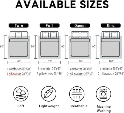 Feelyou Universe Galaxy Comforter Set Twin Size Kids Planets Earth Bedding Set Boy Girl Teen Solar System Comforter Breathable Outer Space Duvet Set Nebula Quilt Set