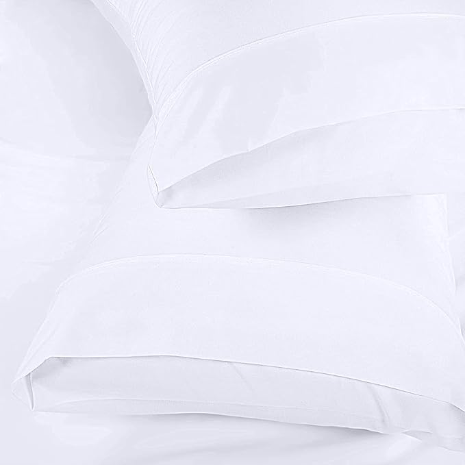 Utopia Bedding King Pillow Cases - 12 Pack - Envelope Closure - Soft Brushed Microfiber Fabric - Shrinkage and Fade Resistant Pillow Covers King Size 20 X 40 Inches (King, White)