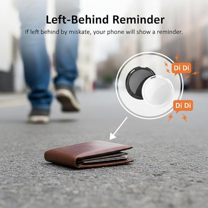 2 Pack GPS Tracker for Vehicles Work with Find My (iOS Only) Real Time Mini | Hidden Car Tracking Devices Worldwide Coverage Car Key Locator Waterproof No Monthly Fee No Subscription No SIM Card Required