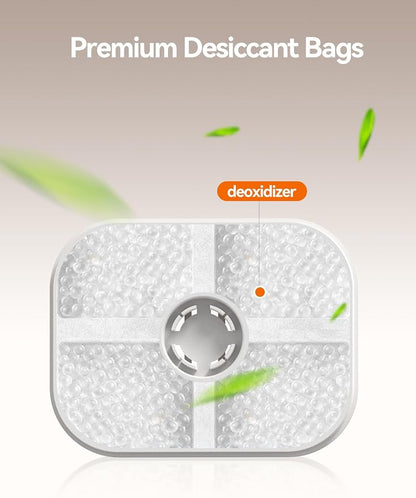 3 Pack Pet Food Desiccant Bag Compatible with FEELNEEDY 5.5L Automatic Cat Feeder, Keep Pet Food Dry and Fresh, Suitable Model: P-LFP01
