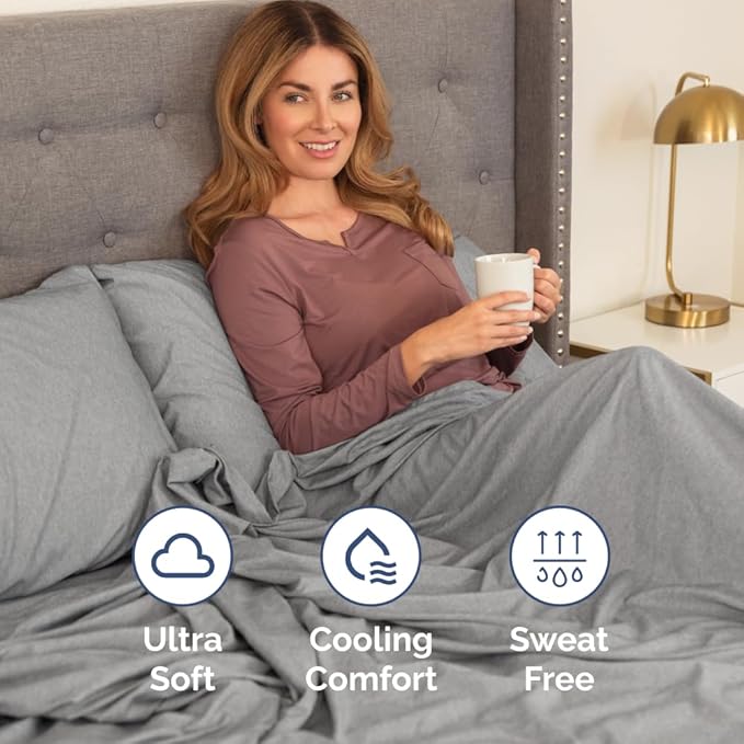 Full XL Bed Sheet - 4 Piece Full XL Bed Sheets Set - Soft, Breathable & Cooling - Hotel Luxury Bedding for Women, Men, Kids, Teens, Boys & Girls - Deep Pockets, Fade & Wrinkle Free - Heathered Grey