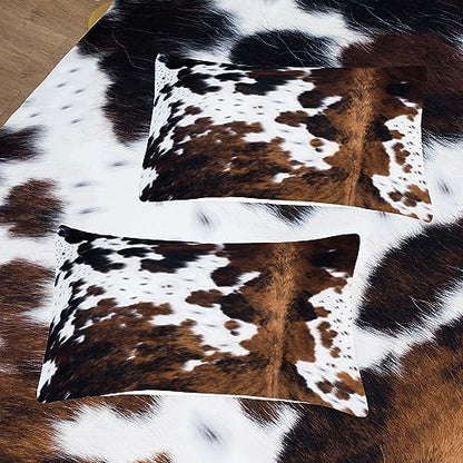 Tailor Shop Cow Print Bedding Set Queen Size Cartoon Cow Print Comforter Set for Kids Teens Boys with 1 Comforter and 2 Pillowcases