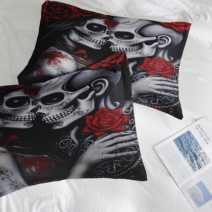 Comforter Set Full Size, Love 7 Pcs Bedding for Adults, Vintage Flower Rose Bed Sheet Sets with Fitted Sheet 2 Pillowcases & 2 Shams for Bedroom Bed Decor