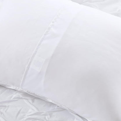 Comfort Spaces Twin/Twin XL Comforter Set for College Ogee Ruched Crinkle Texture Breathable Comforter Set Twin Dorm All Season Lightweight Bedding Set Shabby Chic Décor Pilow White 3 Piece