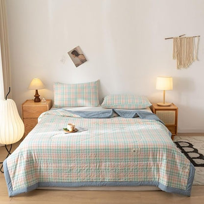 Lightweight Summer/Spring Bedspreads Quilt Bedding Set Queen Size 150*200/200*230cm ﻿ Soft And Comfortable Breathable Bedding Coverlet For All Season, Drop Nicely Quilt ( Color : 1# , Size : 150*200cm