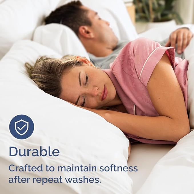 Bulk Case Pack of 12 Sheet Sets - (12) Complete King Size Sheet Sets with Deep Pockets - Wholesale Bulk Bedding for Hotels, Spas & Airbnbs - Breathable, Cooling & Wrinkle Free - (King, Antique White)