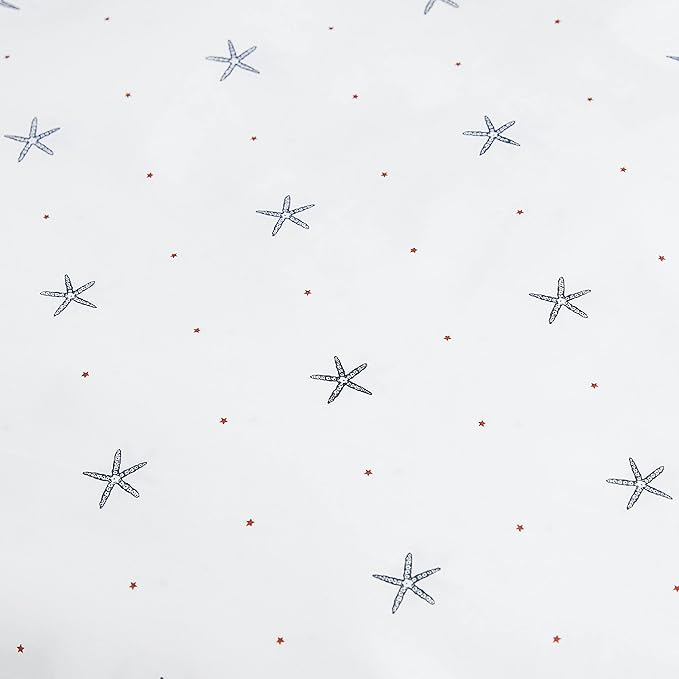 Nautica - Full Sheets, Cotton Percale Bedding Set, Casual Home Decor (Star Spangled Coastal Navy, Full)