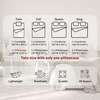 Black Red Brown Comforter Set Queen Size Vintage Abstract Stripes Bedding Set for Kids Girls Women Adult Bedroom Decor Geometric Circle Waves Quilt Set Soft Polyester Duvet Insert 3pcs