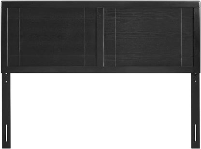 Modway MOD-6221-BLK Archie Full Wood Headboard, Black