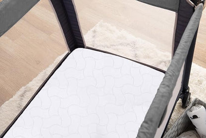 American Baby Company Waterproof Fitted Pack and Play Mattress Protector 39" x 27" - Quilted, Noiseless, Soft & Breathable Playpen and Pack n Play Mattress Cover