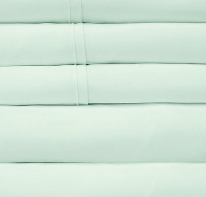 King Size Bed Sheets - 6 Piece 1500 Supreme Collection Fine Brushed Microfiber Deep Pocket King Sheet Set Bedding - 2 Extra Pillow Cases, Great Value, King, Mint(Pack of 1)
